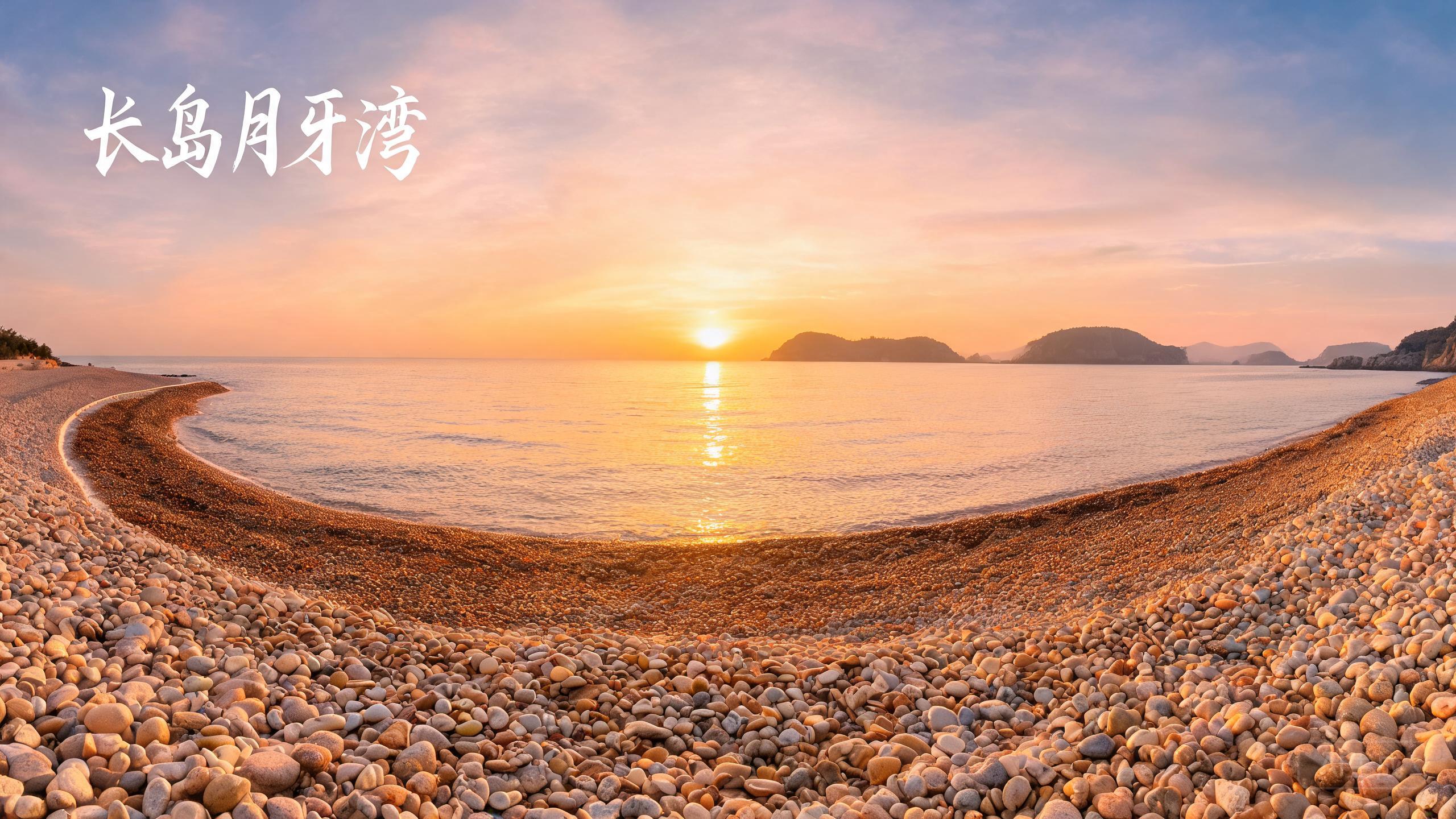 月牙湾日出实景